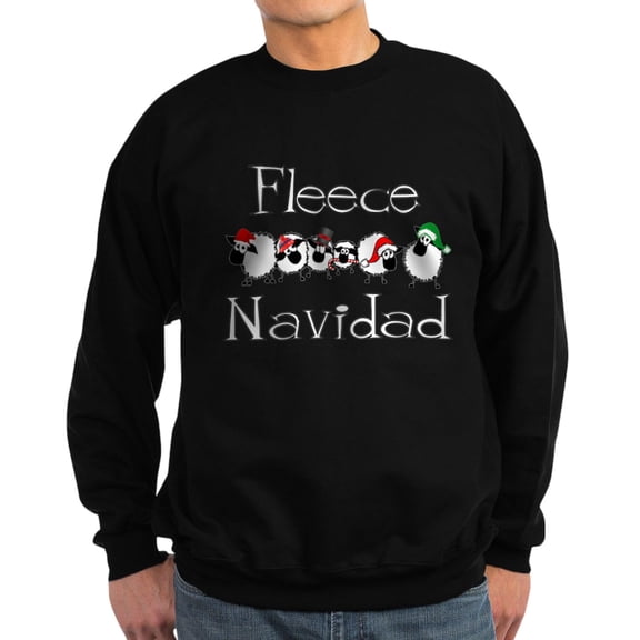 CafePress - Fleece Navidad Sweatshirt (Dark) - Classic Crew Neck Sweatshirt