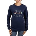 thumbnail image 1 of CafePress - Fleece Navidad Women's Long Sleeve Dark T Shirt - Women's Long Sleeve Graphic Tee Casual Fit, 1 of 4