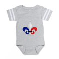 thumbnail image 1 of CafePress - Fleur De Lis - Cute Infant Baby Football Bodysuit, 1 of 3