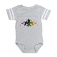 thumbnail image 1 of CafePress - Fleur De Lis Swirls_Color - Cute Infant Baby Football Bodysuit, 1 of 3