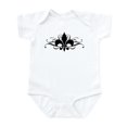 thumbnail image 1 of CafePress - Fleur De Lis With Swirls Infant Bodysuit - Baby Light Bodysuit, Size Newborn - 24 Months, 1 of 4