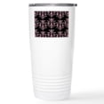 thumbnail image 1 of CafePress - Fleurpinkribbonwbpbebag Stainless Steel Travel Mug - Insulated Stainless Steel Travel Tumbler 20 oz., 1 of 3
