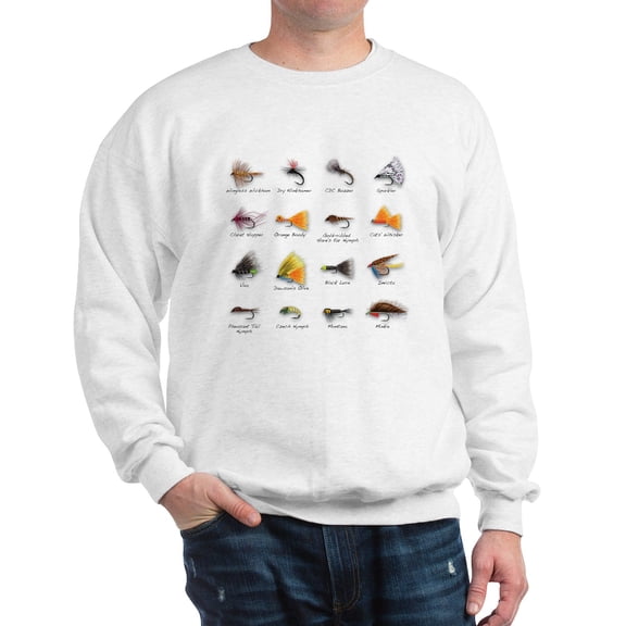 CafePress - Flies Sweatshirt - Crew Neck Sweatshirt