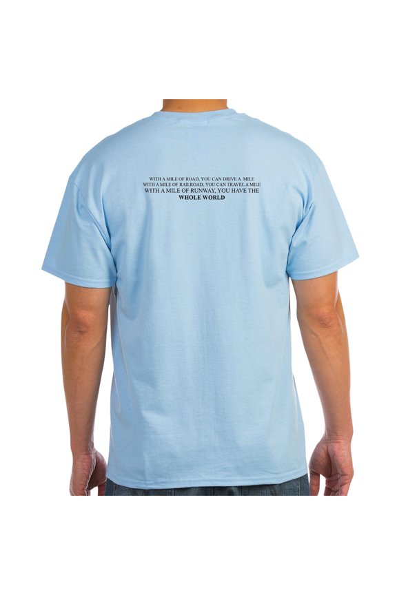 - Flight Light T Shirt - Men's Classic Graphic T-Shirt