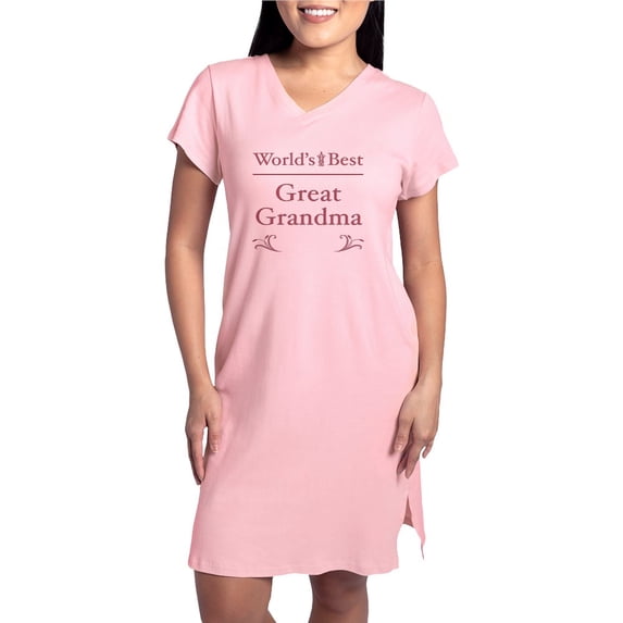 CafePress - Floral Great Grandma - Women's Nightshirt