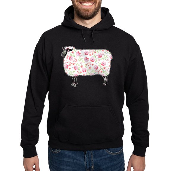 CafePress - Floral Sheep Hoodie - Pullover Hoodie, Classic, Comfortable Hooded Sweatshirt