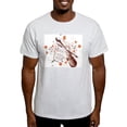 thumbnail image 1 of CafePress - Floral Violin Light T Shirt - Men's Classic Graphic T-Shirt, 1 of 4