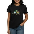 thumbnail image 1 of CafePress - Flower Elephant - Women's Traditional Fit Dark T-Shirt, 1 of 4