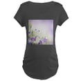 thumbnail image 1 of CafePress - Flowers And Butterflies Maternity T Shirt - Maternity Dark T-Shirt, 1 of 3