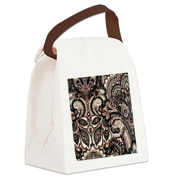 CafePress - Flowers - Canvas Lunch Bag with Strap Handle