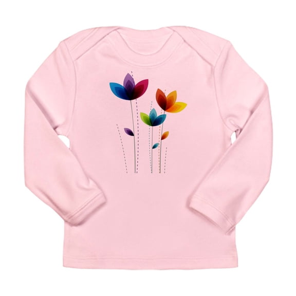 CafePress - Flowers Long Sleeve T Shirt - Long Sleeve Infant T-Shirt