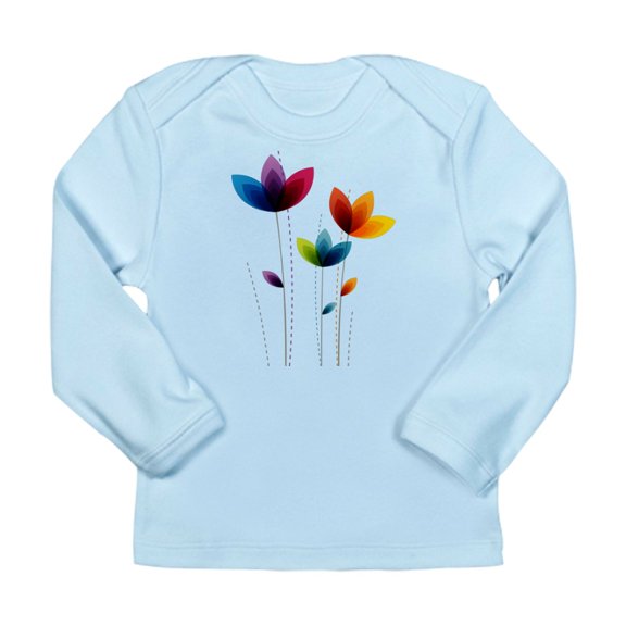 CafePress - Flowers Long Sleeve T Shirt - Long Sleeve Infant T-Shirt