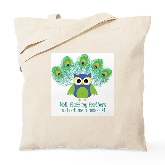 CafePress - Fluff My Feathers Tote Bag - Unisex Canvas Tote Bag, Beige, 1-Piece