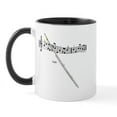 thumbnail image 1 of CafePress - Flute Music Mug - 11 oz Ceramic Mug - Novelty Coffee Tea Cup, 1 of 3