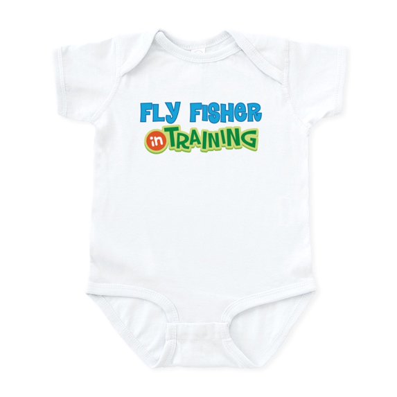 CafePress - Fly Fisher In Training Infant Bodysuit - Baby Light Bodysuit, Size Newborn - 24 Months