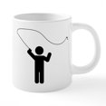 thumbnail image 1 of CafePress - Fly Fishing - 20 Oz White Ceramic Mega Mug, 1 of 5