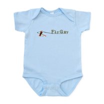 CafePress - Fly Fishing Guy Infant Bodysuit - Baby Light Bodysuit, Size Newborn - 24 Months