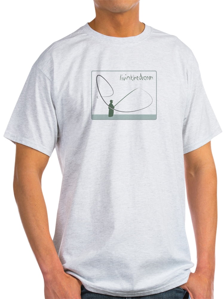 CafePress - Fly Fishing - Livinthedream Mens - Light T-Shirt - CP