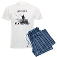 thumbnail image 1 of CafePress - Fly Fishing Men's Light Pajamas - Men's Light Loose Fit Cotton Pajama Set, 1 of 4
