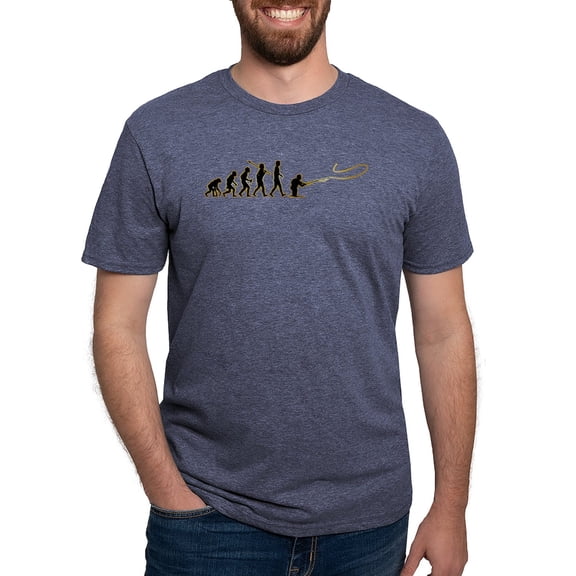 CafePress - Fly Fishing T Shirt - Mens Tri-blend T-Shirt