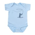 thumbnail image 1 of CafePress - Flycasting Infant Bodysuit - Baby Light Bodysuit, Size Newborn - 24 Months, 1 of 4