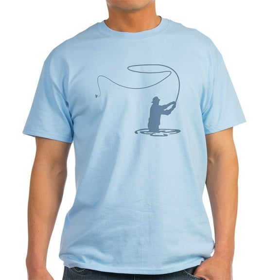CafePress - Flycasting Light T Shirt - Men's Classic Graphic T-Shirt