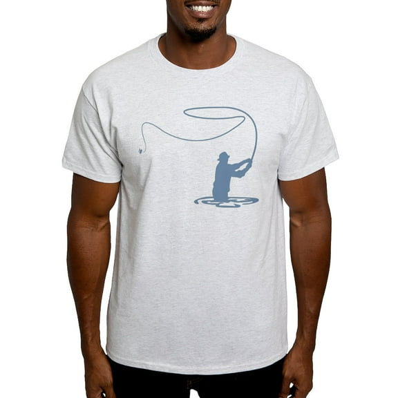 CafePress - Flycasting Light T Shirt - Men's Classic Graphic T-Shirt