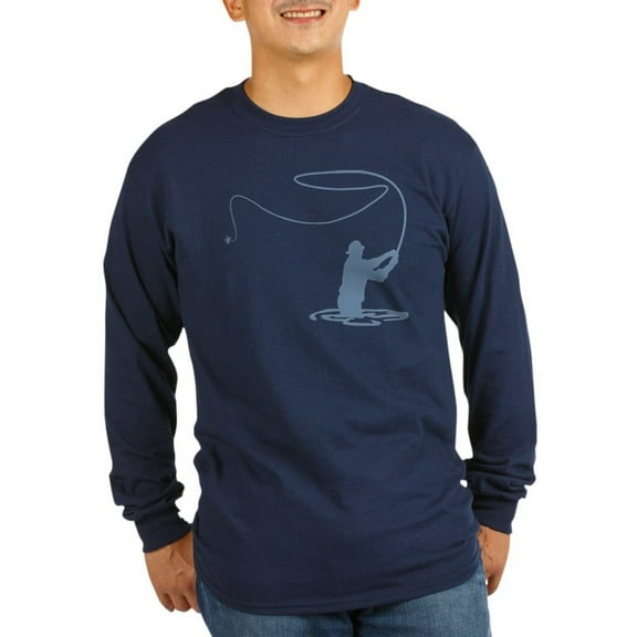 CafePress - Flycasting - Long Sleeve Dark T-Shirt