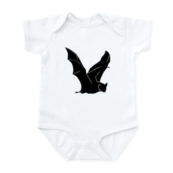 CafePress - Flying Bat Silhouette Infant Bodysuit - Baby Light Bodysuit, Size Newborn - 24 Months