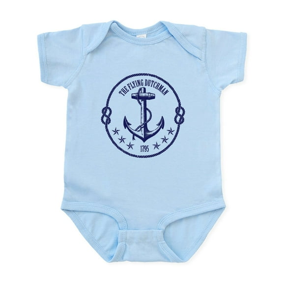 CafePress - Flying Dutchman Body Suit - Baby Light Bodysuit, Size Newborn - 24 Months