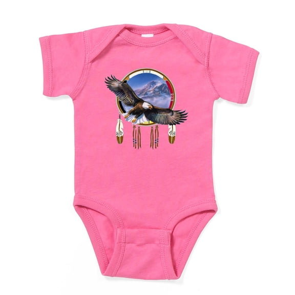 CafePress - Flying Eagle Shield - Cute Infant Bodysuit Baby Romper - Size Newborn - 24 Months