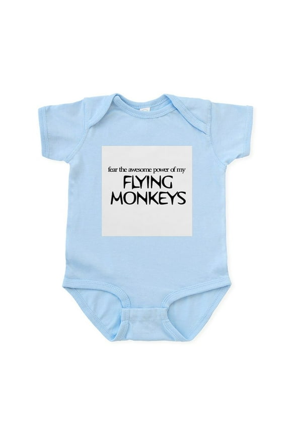 - Flying Monkeys Infant Bodysuit - Baby Light Bodysuit, Size Newborn - 24 Months