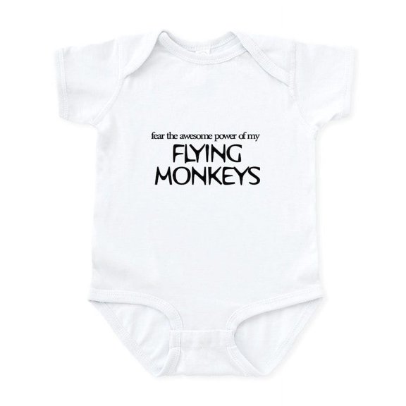 CafePress - Flying Monkeys Infant Bodysuit - Baby Light Bodysuit, Size Newborn - 24 Months