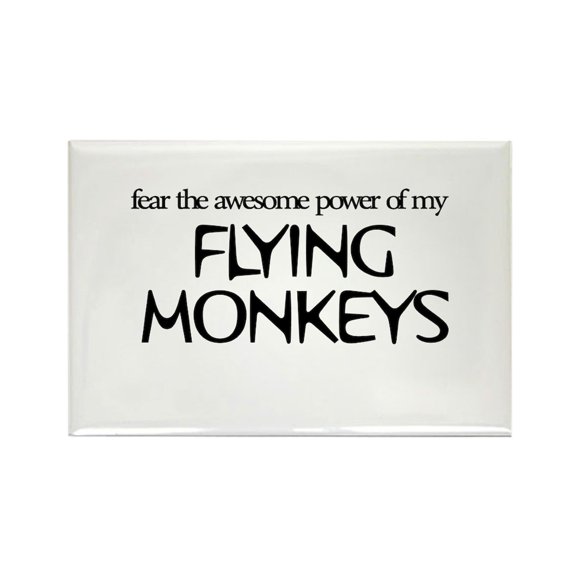 CafePress - Flying Monkeys - Rectangle Magnet, 2"x3" Refrigerator Magnet