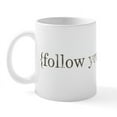 thumbnail image 1 of CafePress - Follow Your Bliss Mug - 11 oz Ceramic Mug - Novelty Coffee Tea Cup, 1 of 6