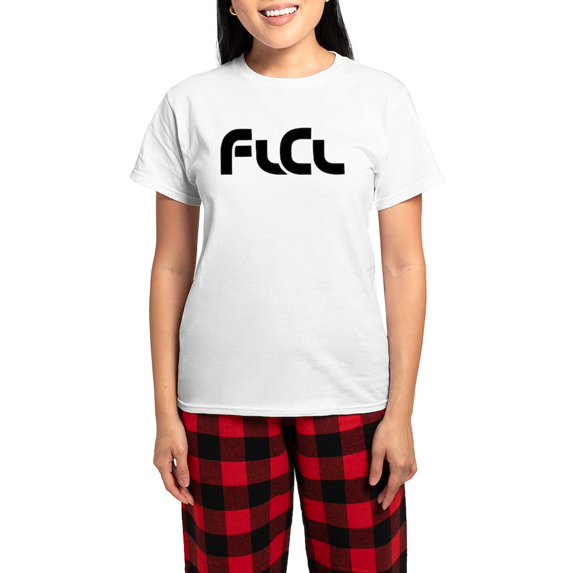 CafePress - Fooly Women's Light Pajamas - Women's Short Sleeve Print T-Shirt and Pants Light Cotton Pajama Set