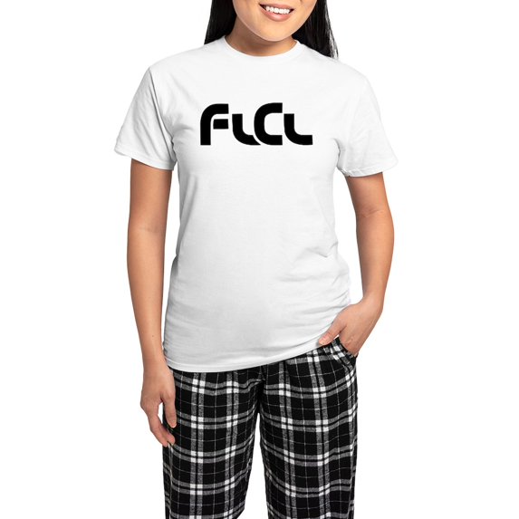 CafePress - Fooly Women's Light Pajamas - Women's Short Sleeve Print T-Shirt and Pants Light Cotton Pajama Set