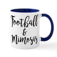 thumbnail image 1 of CafePress - Football And Mimosas - 11 oz Ceramic Mug - Novelty Coffee Tea Cup, 1 of 4
