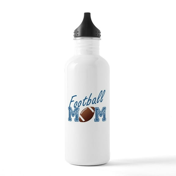 CafePress - Football Mom Stainless Water Bottle 1 - Stainless Steel Water Bottle, Sports Bottle, 1.0L