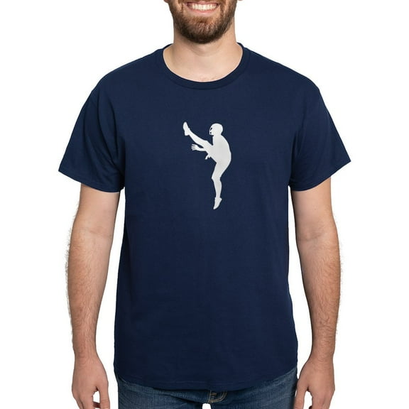 CafePress - Football Silhouette Dark T Shirt - Men's Classic Graphic Cotton T-Shirt