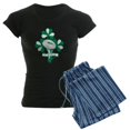 thumbnail image 1 of CafePress - Football1 Pajamas - Women's Short Sleeve Print T-Shirt and Pants Dark Cotton Pajama Set, 1 of 7