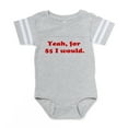thumbnail image 1 of CafePress - For Five Dollars - Cute Infant Baby Football Bodysuit, 1 of 3