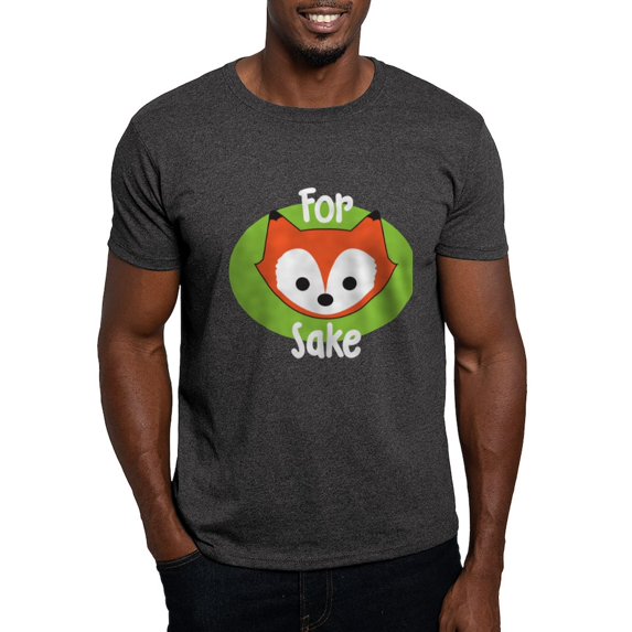 CafePress - For Fox Sake Dark T Shirt - Men's Classic Graphic Cotton T-Shirt