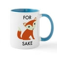 thumbnail image 1 of CafePress - For Fox Sake Mug - 11 oz Ceramic Mug - Novelty Coffee Tea Cup, 1 of 4