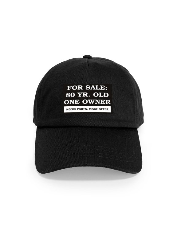 - For Sale 80 Year Old Cap - Adjustable 100% Brushed Unisex Casual Cotton Baseball Cap, Beige, 1