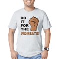 thumbnail image 1 of CafePress - For The Wombats! Fitted T Shirt - Fitted T-Shirt, Vintage Fit Soft Cotton Tee, 1 of 1