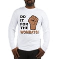 thumbnail image 1 of CafePress - For The Wombats! Long Sleeve T Shirt - Unisex Cotton Long Sleeve T-Shirt, 1 of 4