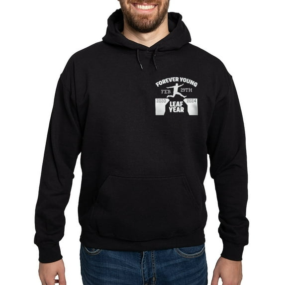 CafePress - Forever Young Feb 29Th Leap Year Sweatshirt - Pullover Hoodie, Classic, Comfortable Hooded Sweatshirt