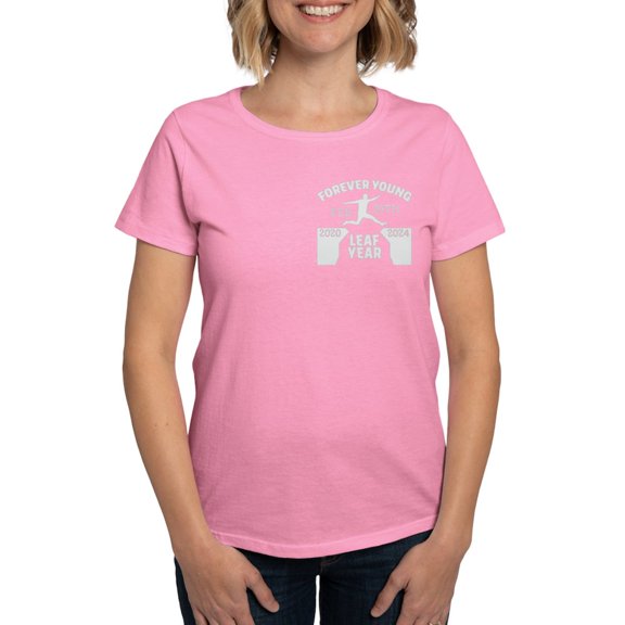 CafePress - Forever Young Feb 29Th Leap Year T Shirt - Women's Traditional Fit Dark T-Shirt