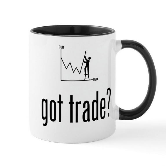 CafePress - Forex / Stock Trader Mug - 11 oz Ceramic Mug - Novelty Coffee Tea Cup